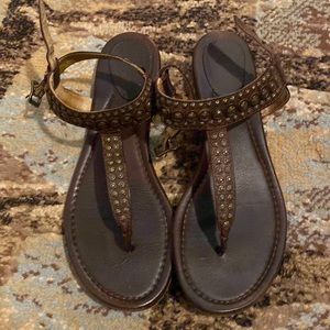 Frye studded sandals